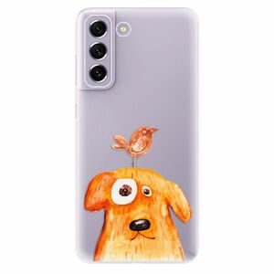 Odolné silikonové pouzdro iSaprio - Dog And Bird - Samsung Galaxy S21 FE 5G obraz