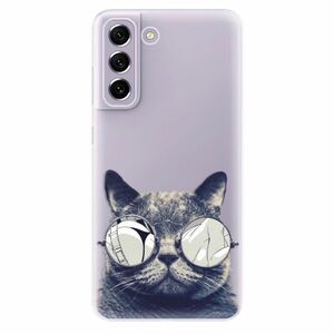 Odolné silikonové pouzdro iSaprio - Crazy Cat 01 - Samsung Galaxy S21 FE 5G obraz