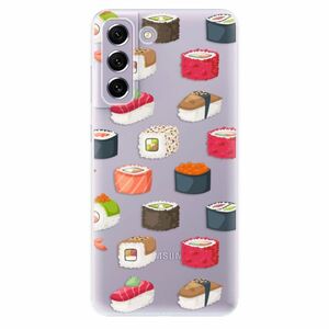 Odolné silikonové pouzdro iSaprio - Sushi Pattern - Samsung Galaxy S21 FE 5G obraz