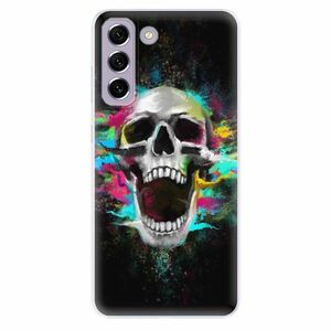 Odolné silikonové pouzdro iSaprio - Skull in Colors - Samsung Galaxy S21 FE 5G obraz