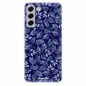 Odolné silikonové pouzdro iSaprio - Blue Leaves 05 - Samsung Galaxy S21 FE 5G obraz