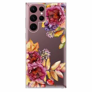 Odolné silikonové pouzdro iSaprio - Fall Flowers - Samsung Galaxy S22 Ultra 5G obraz