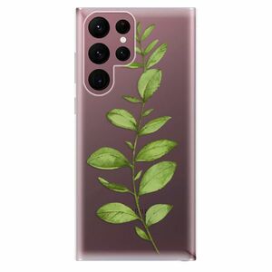 Odolné silikonové pouzdro iSaprio - Green Plant 01 - Samsung Galaxy S22 Ultra 5G obraz