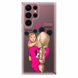 Odolné silikonové pouzdro iSaprio - Mama Mouse Blond and Girl - Samsung Galaxy S22 Ultra 5G obraz