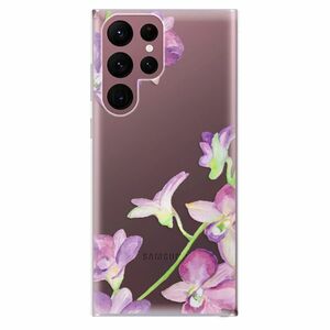 Odolné silikonové pouzdro iSaprio - Purple Orchid - Samsung Galaxy S22 Ultra 5G obraz