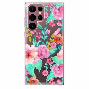 Odolné silikonové pouzdro iSaprio - Flower Pattern 01 - Samsung Galaxy S22 Ultra 5G obraz