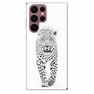Odolné silikonové pouzdro iSaprio - White Jaguar - Samsung Galaxy S22 Ultra 5G obraz