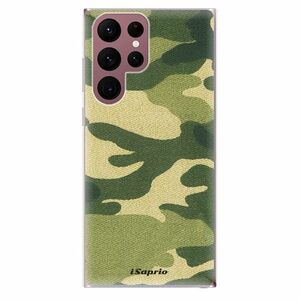 Odolné silikonové pouzdro iSaprio - Green Camuflage 01 - Samsung Galaxy S22 Ultra 5G obraz