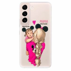 Odolné silikonové pouzdro iSaprio - Mama Mouse Blond and Girl - Samsung Galaxy S22+ 5G obraz