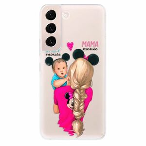 Odolné silikonové pouzdro iSaprio - Mama Mouse Blonde and Boy - Samsung Galaxy S22+ 5G obraz