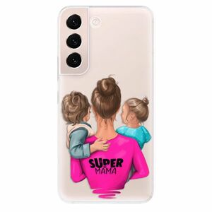 Odolné silikonové pouzdro iSaprio - Super Mama - Boy and Girl - Samsung Galaxy S22+ 5G obraz