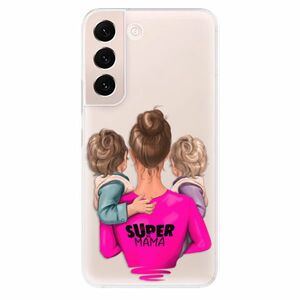 Odolné silikonové pouzdro iSaprio - Super Mama - Two Boys - Samsung Galaxy S22+ 5G obraz