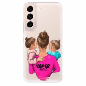 Odolné silikonové pouzdro iSaprio - Super Mama - Two Girls - Samsung Galaxy S22+ 5G obraz