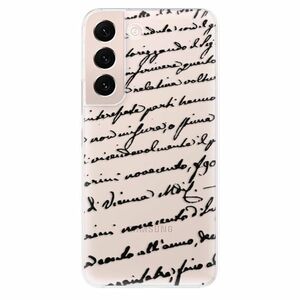 Odolné silikonové pouzdro iSaprio - Handwriting 01 - black - Samsung Galaxy S22+ 5G obraz