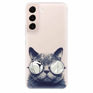 Odolné silikonové pouzdro iSaprio - Crazy Cat 01 - Samsung Galaxy S22+ 5G obraz