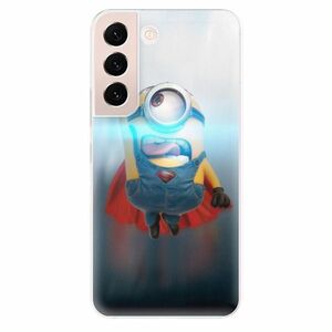 Odolné silikonové pouzdro iSaprio - Mimons Superman 02 - Samsung Galaxy S22+ 5G obraz