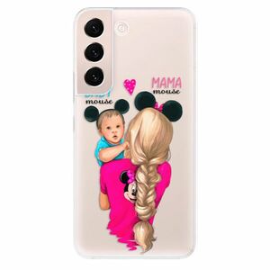 Odolné silikonové pouzdro iSaprio - Mama Mouse Blonde and Boy - Samsung Galaxy S22 5G obraz