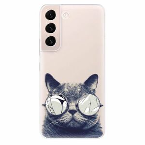 Odolné silikonové pouzdro iSaprio - Crazy Cat 01 - Samsung Galaxy S22 5G obraz