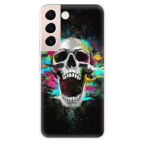 Odolné silikonové pouzdro iSaprio - Skull in Colors - Samsung Galaxy S22 5G obraz