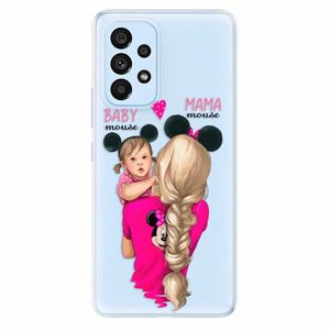 Odolné silikonové pouzdro iSaprio - Mama Mouse Blond and Girl - Samsung Galaxy A73 5G obraz