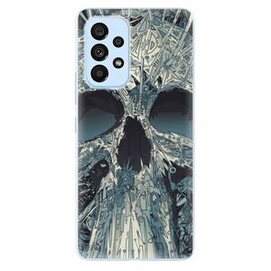 Odolné silikonové pouzdro iSaprio - Abstract Skull - Samsung Galaxy A73 5G obraz