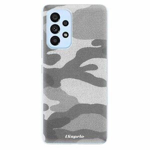 Odolné silikonové pouzdro iSaprio - Gray Camuflage 02 - Samsung Galaxy A73 5G obraz