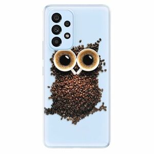 Odolné silikonové pouzdro iSaprio - Owl And Coffee - Samsung Galaxy A53 5G obraz
