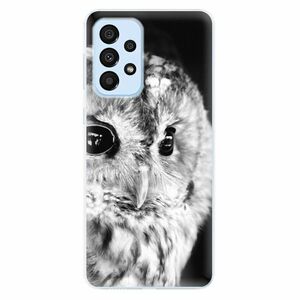 Odolné silikonové pouzdro iSaprio - BW Owl - Samsung Galaxy A33 5G obraz