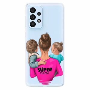 Odolné silikonové pouzdro iSaprio - Super Mama - Boy and Girl - Samsung Galaxy A33 5G obraz