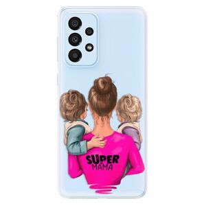 Odolné silikonové pouzdro iSaprio - Super Mama - Two Boys - Samsung Galaxy A33 5G obraz