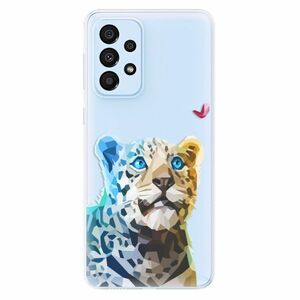 Odolné silikonové pouzdro iSaprio - Leopard With Butterfly - Samsung Galaxy A33 5G obraz