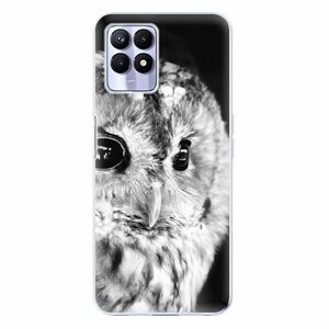 Odolné silikonové pouzdro iSaprio - BW Owl - Realme 8i obraz