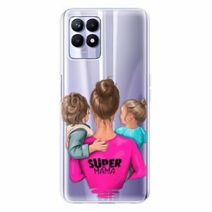 Odolné silikonové pouzdro iSaprio - Super Mama - Boy and Girl - Realme 8i obraz