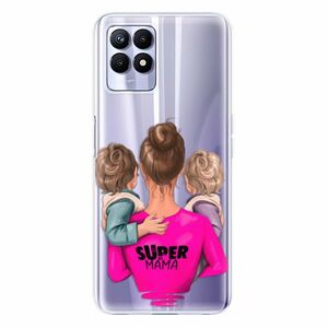 Odolné silikonové pouzdro iSaprio - Super Mama - Two Boys - Realme 8i obraz