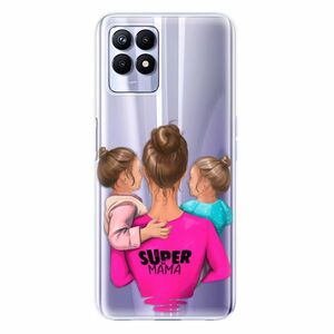 Odolné silikonové pouzdro iSaprio - Super Mama - Two Girls - Realme 8i obraz