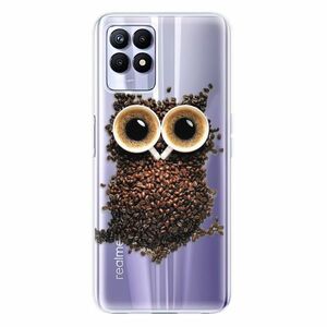 Odolné silikonové pouzdro iSaprio - Owl And Coffee - Realme 8i obraz