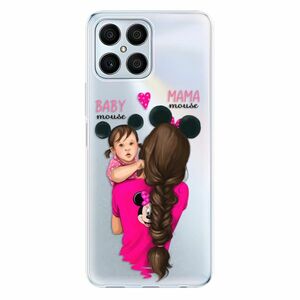 Odolné silikonové pouzdro iSaprio - Mama Mouse Brunette and Girl - Honor X8 obraz