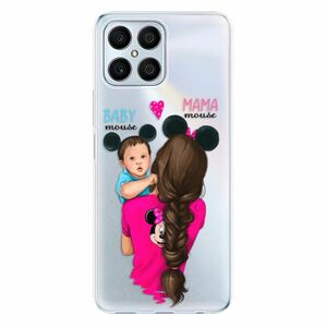Odolné silikonové pouzdro iSaprio - Mama Mouse Brunette and Boy - Honor X8 obraz