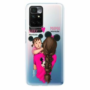 Odolné silikonové pouzdro iSaprio - Mama Mouse Brunette and Girl - Xiaomi Redmi 10 obraz