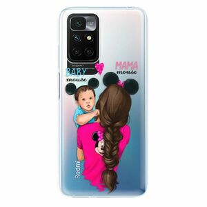 Odolné silikonové pouzdro iSaprio - Mama Mouse Brunette and Boy - Xiaomi Redmi 10 obraz