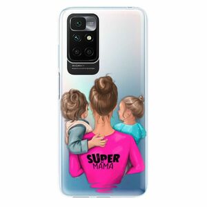 Odolné silikonové pouzdro iSaprio - Super Mama - Boy and Girl - Xiaomi Redmi 10 obraz