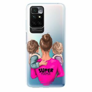 Odolné silikonové pouzdro iSaprio - Super Mama - Two Boys - Xiaomi Redmi 10 obraz