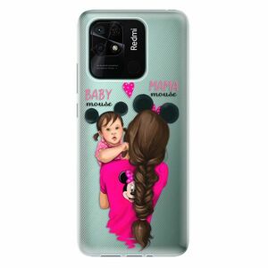 Odolné silikonové pouzdro iSaprio - Mama Mouse Brunette and Girl - Xiaomi Redmi 10C obraz