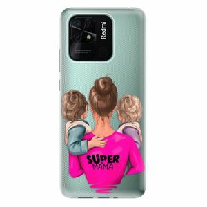 Odolné silikonové pouzdro iSaprio - Super Mama - Two Boys - Xiaomi Redmi 10C obraz