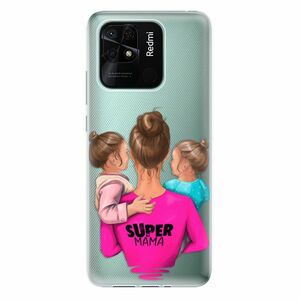 Odolné silikonové pouzdro iSaprio - Super Mama - Two Girls - Xiaomi Redmi 10C obraz