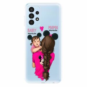 Odolné silikonové pouzdro iSaprio - Mama Mouse Brunette and Girl - Samsung Galaxy A13 obraz