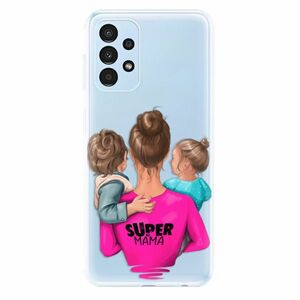 Odolné silikonové pouzdro iSaprio - Super Mama - Boy and Girl - Samsung Galaxy A13 obraz