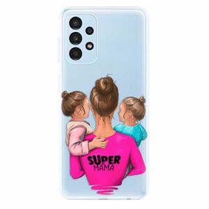 Odolné silikonové pouzdro iSaprio - Super Mama - Two Girls - Samsung Galaxy A13 obraz