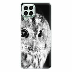 Odolné silikonové pouzdro iSaprio - BW Owl - Samsung Galaxy M53 5G obraz