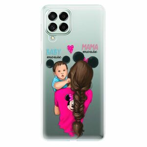 Odolné silikonové pouzdro iSaprio - Mama Mouse Brunette and Boy - Samsung Galaxy M53 5G obraz